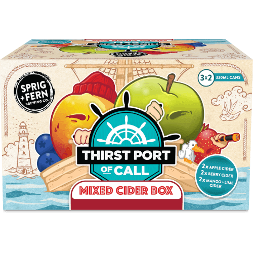 Sprig + Fern Brewing Co. Thirst Port of Call Mixed Cider Box