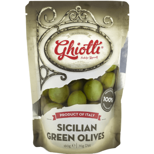 Ghiotti Sicilian Green Olives