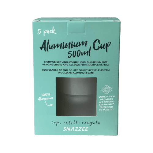 Seymours Aluminium Cup 5 × 500 mL