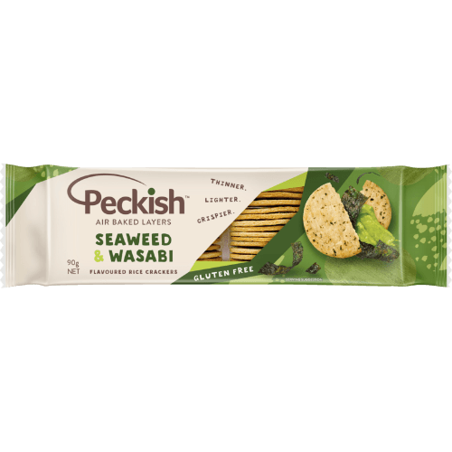 Peckish Seaweed & Wasabi Flavoured Rice Crackers