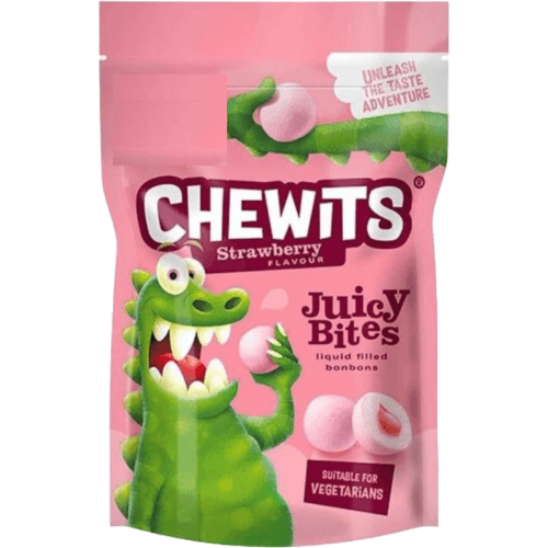 Chewits Strawberry Juicy Bites Liquid Filled Bonbons