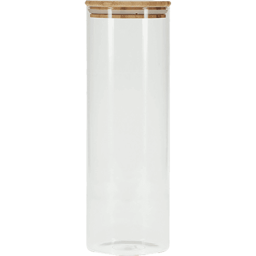 Kates Glass Canister With Bamboo Lid 2L