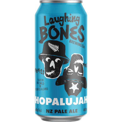 Laughing Bones Brewing Company Hopalujah New Zealand Pale Ale 440 mL