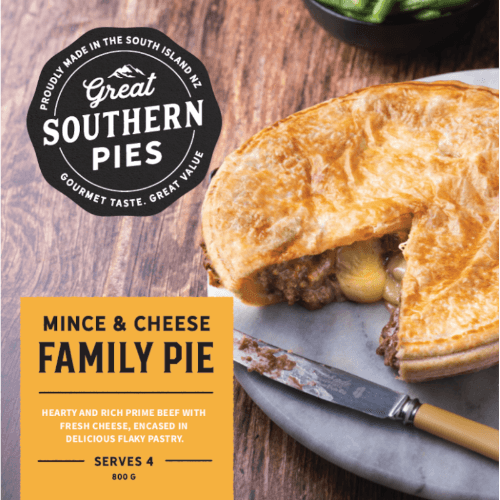 Great Southern Pies Chilled Pie Mince & Cheese 800 g