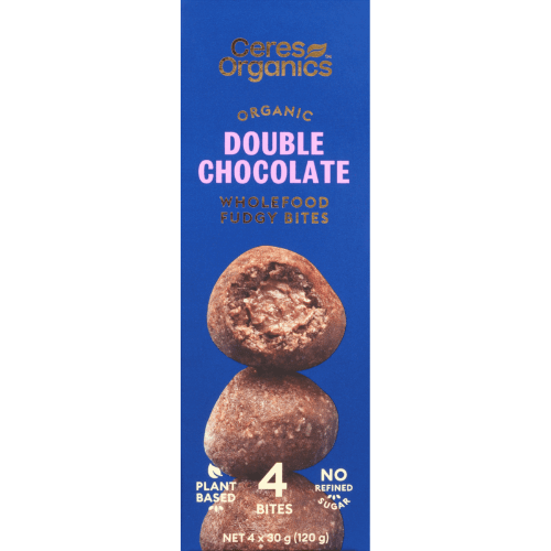 Ceres Organics Double Chocolate Wholefood Fudgy Bites