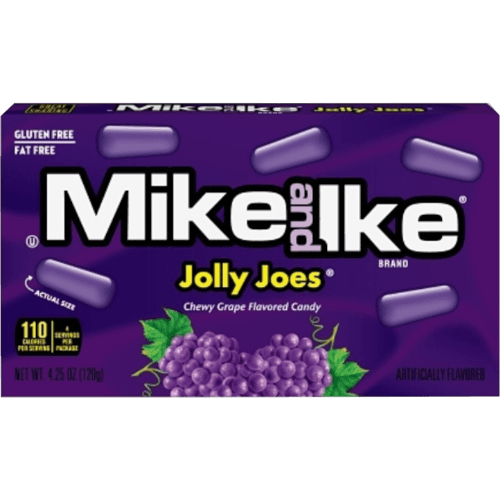 Mike and Ike Jolly Joes Grape Chewy Candies