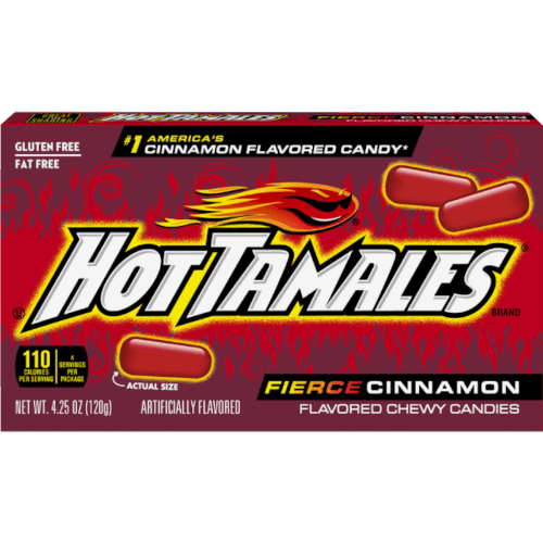 Hot Tamales Fierce Cinnamon Chewy Candies