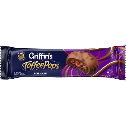 Griffin's Toffee Pops Berry Bliss Chocolate Biscuits