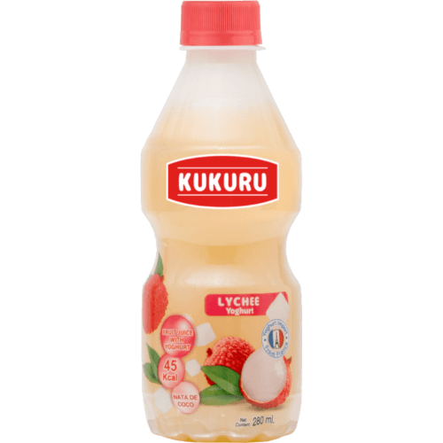 Kukuru Lychee With Nata De Coco 280 mL