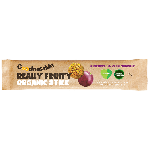 GoodnessMe Really Fruity Pineapple & Passionfruit Organic Stick Fruit Snack