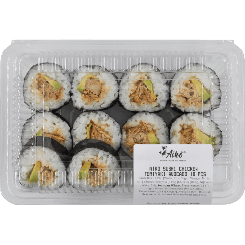Aiko Mini Chicken Teriyaki Avocado Sushi