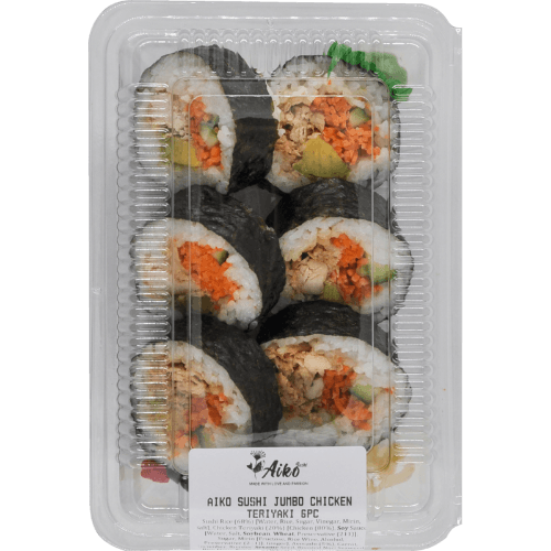 Aiko Jumbo Chicken Teriyaki Sushi