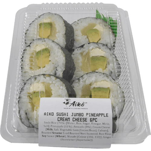 Aiko Jumbo Pineapple Cream Cheese Sushi
