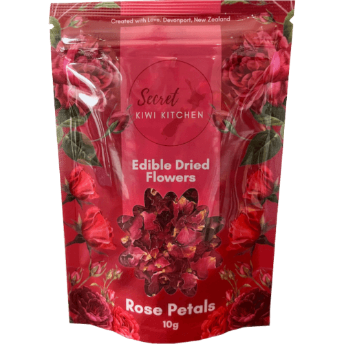 Secret Kiwi Kitchen Rose Petals Edible Dried Flowers