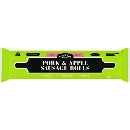 Richmond Foods Pork & Apple Sausage Rolls