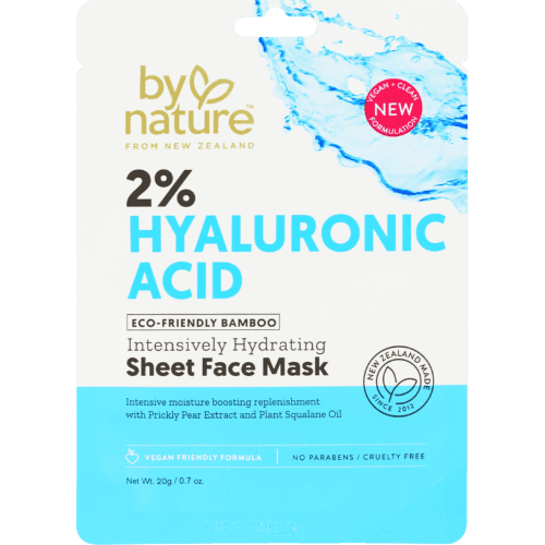 By Nature 2% Hyaluronic Acid Face Mask