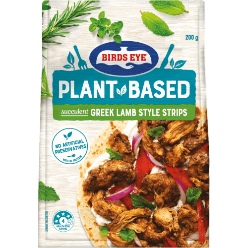 Birds Eye Plant Based Succulent Greek Lamb Style Strips