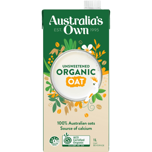 Australia's Own Organic Unsweetened Oat Milk 1 L