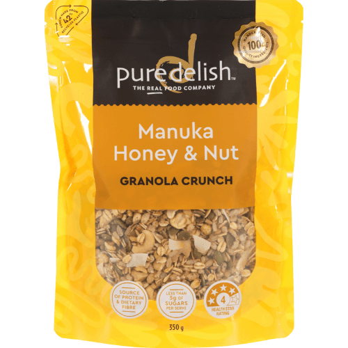 Pure Delish Manuka Honey & Nut Granola Crunch