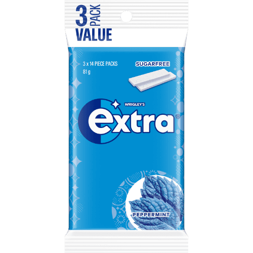 Extra Peppermint Sugar Free Chewing Gum