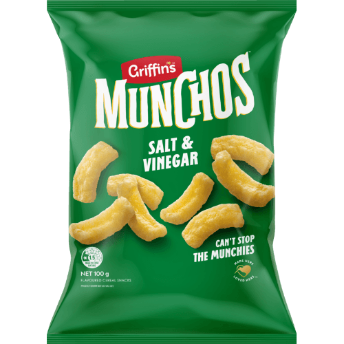 Griffin's Munchos Salt & Vinegar Cereal Snacks