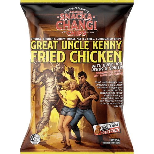 Snacka Changi Chips Great Uncle Kenny Fried Chicken Potato Chips