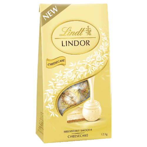 Lindt Lindor Cheesecake Milk Chocolates Pouch