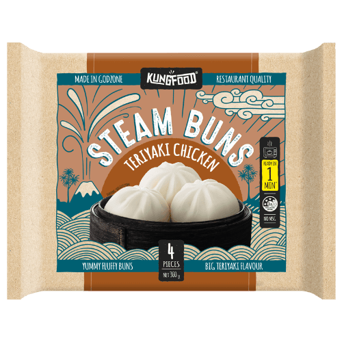 KungFood Teriyaki Chicken Steam Buns