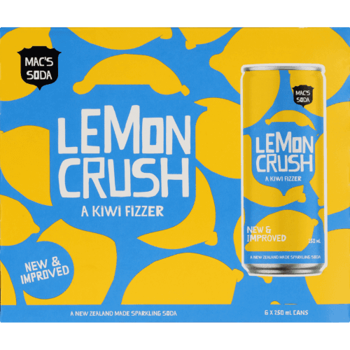 Mac's Lemon Crush Soda