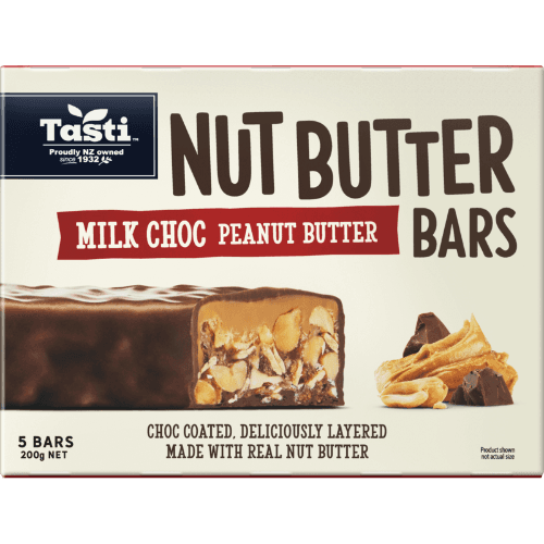 Tasti Milk Choc Peanut Butter Nut Butter Bars