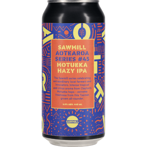 Sawmill Aotearoa Series #45 Motueka Hazy IPA 440 mL