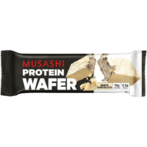 Musashi White Chocolate Protein Wafer Bar