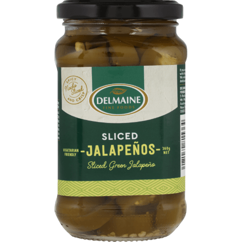 Delmaine Sliced Green Jalapenos