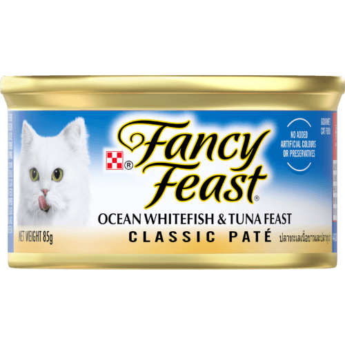 Purina Fancy Feast Ocean Whitefish & Tuna Feast Classic Pate Adult Wet Cat Food
