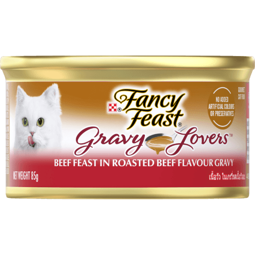 Purina Fancy Feast Adult Gravy Lovers Beef Feast Roasted Beef Flavor Gravy Wet Cat Food