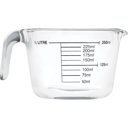 Pams Glass Measuring Jug 250ml