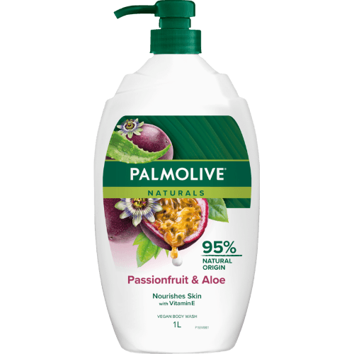 Palmolive Naturals Passionfruit & Aloe Vegan Body Wash