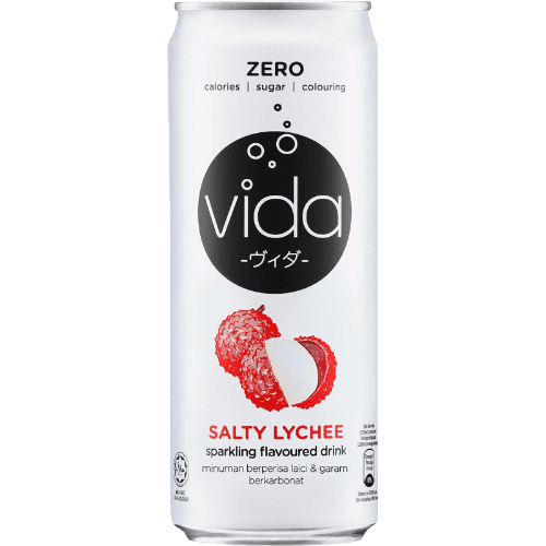 Vida Zero Salted Lychee Flavoured Sparkling Drink