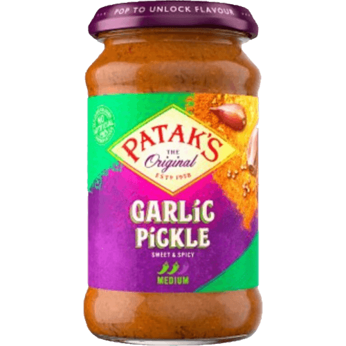 Patak's Sweet & Spicy Medium Garlic Pickle