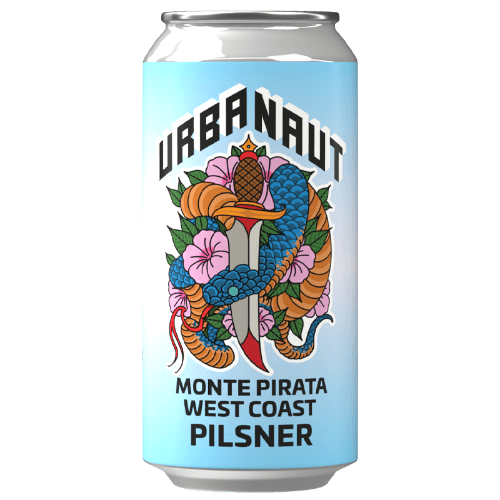 Urbanaut Monte Pirata West Coast Pilsner 440 mL