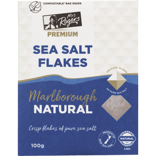 Mrs Rogers Premium Marlborough Natural Salt Flakes