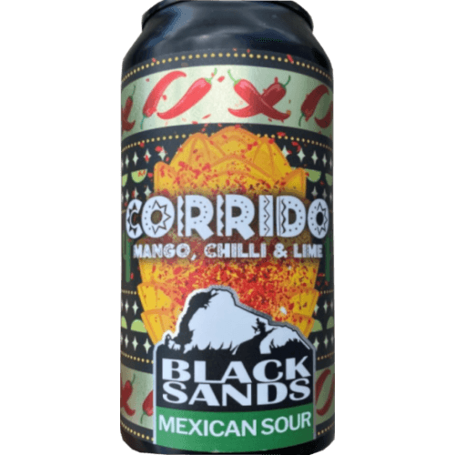Black Sands Mexican Sour Corrido - Mango, Chilli Lime Sour 440 mL