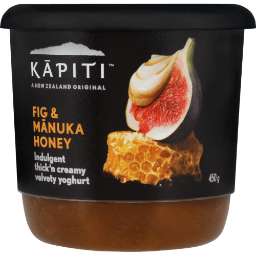 Kapiti Yoghurt Tub Fig & Manuka Honey 450 g