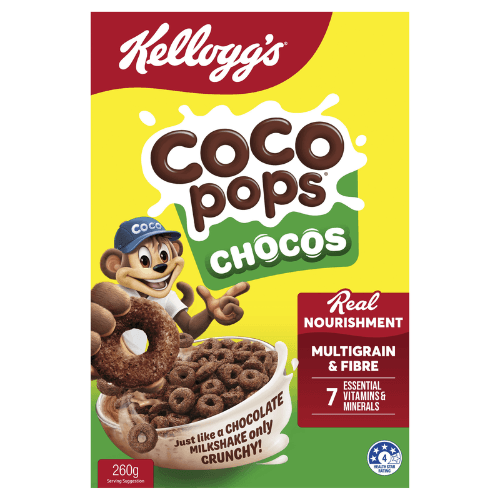 Kellogg's Coco Pops Chocos Breakfast Cereal
