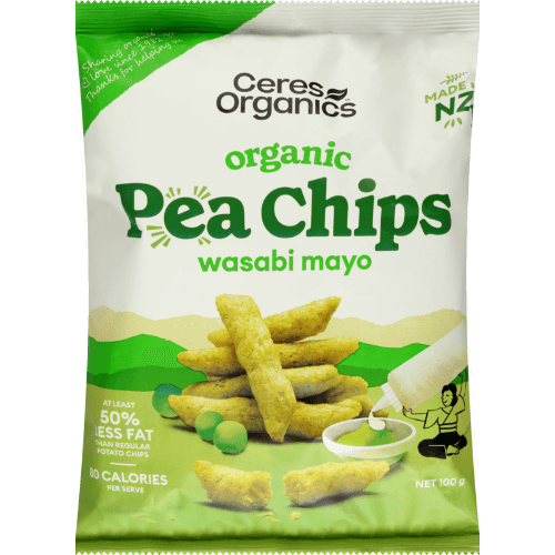 Ceres Organics Wasabi Mayo Pea Chips