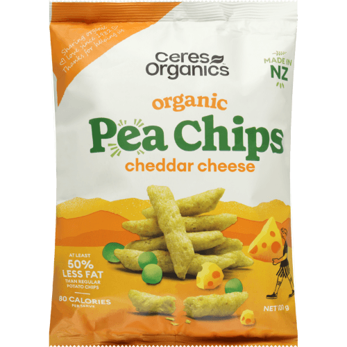 Ceres Organics Cheddar Cheese Pea Chips