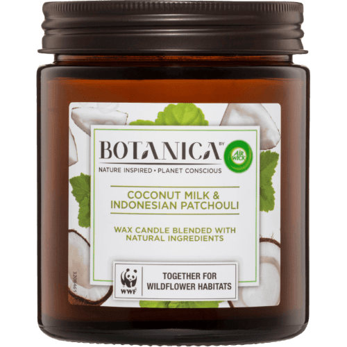 Botanica Coconut Milk & Patchouli Scented Candle