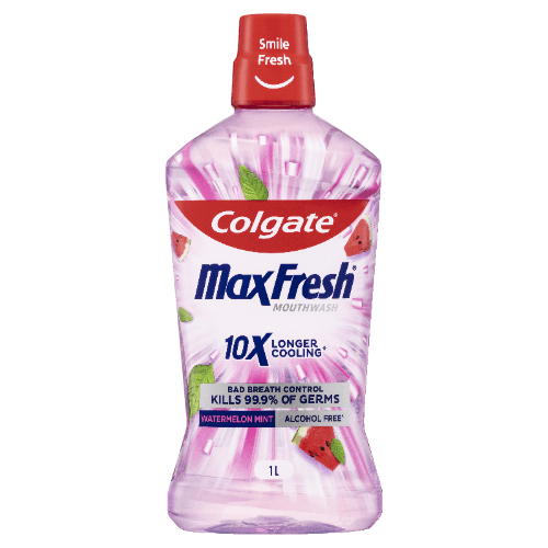 Colgate Max Fresh Watermelon Mint Alcohol Free Mouthwash