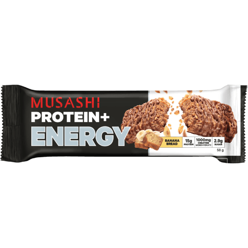 Musashi Banana Bread Protein+ Energy Bar