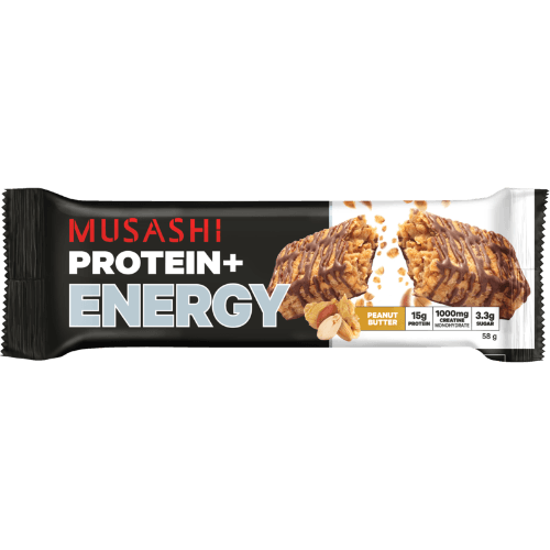 Musashi Peanut Butter Protein+ Energy Bar